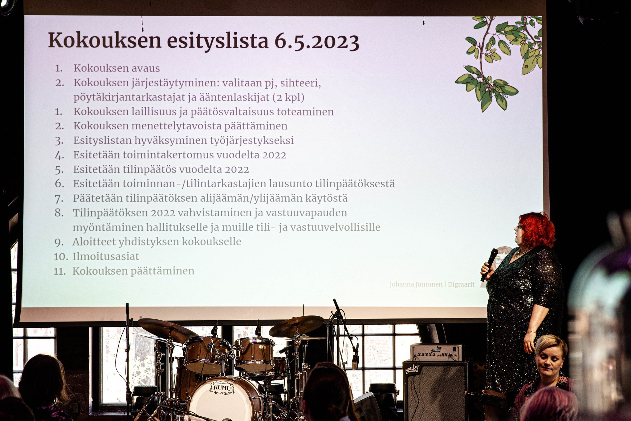 Digmaritin puheenjohtaja Johanna Juntunen